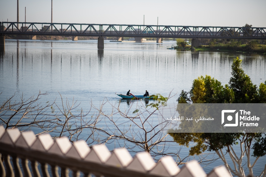 Fishing in the Nile river