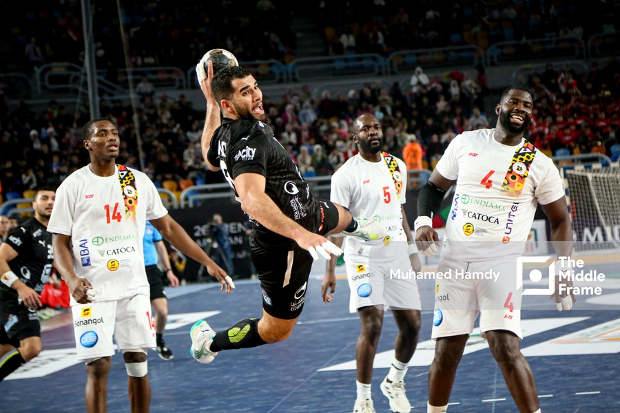 Egypt VS Angola African Men's Handball Championship 2024 • The Middle