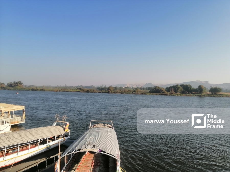 Boats in the nile
