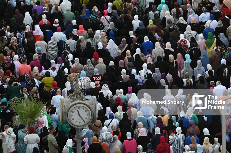Eid al-Adha prayer at Sayyida Zeinab Mosque