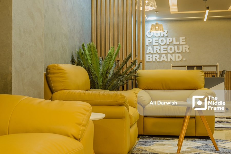 The lounge of a company in Egypt