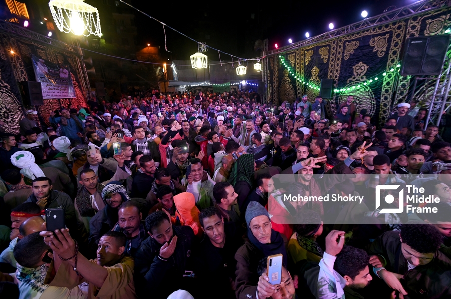 Egyptians celebrate the final night of the Birth of Al-Sayyda Zeinab.