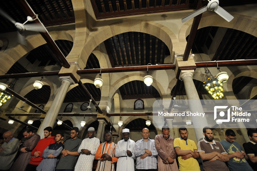 Tarawih prayer at Al-Azhar Mosque