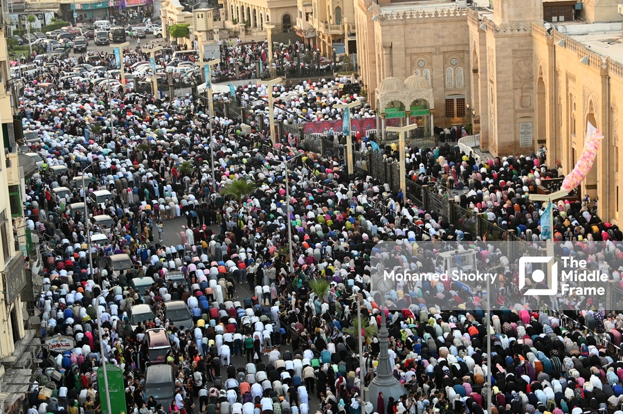 Eid al-Adha prayer at Sayyida Zeinab Mosque