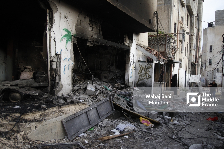 Israeli raid on Nur Shams Refugee Camp in Tulkarm-West Bank