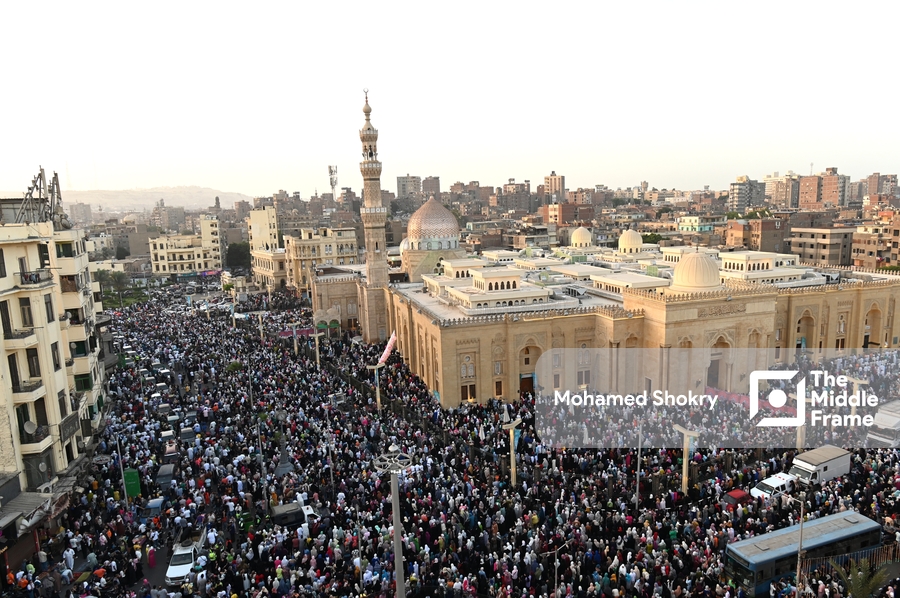 Eid al-Adha prayer at Sayyida Zeinab Mosque