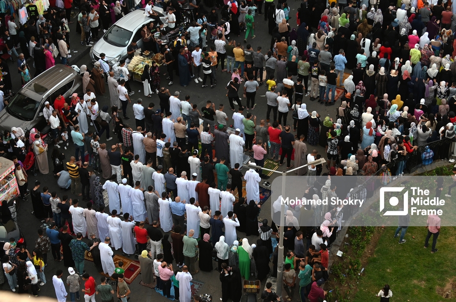 Eid al-Adha prayer at Sayyida Zeinab Mosque