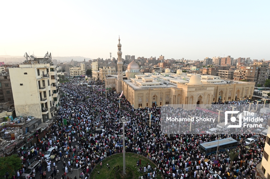 Eid al-Adha prayer at Sayyida Zeinab Mosque