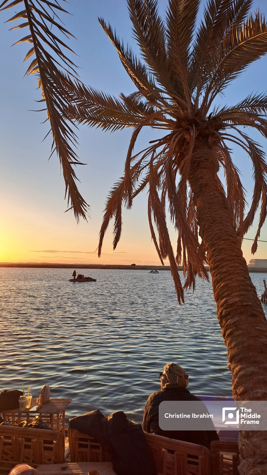 Fatnas Island in Siwa Oasis, Egypt.