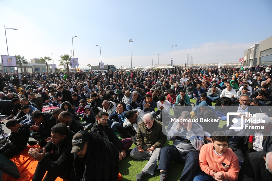 Friday prayer at Cairo International Book Fair 2024
