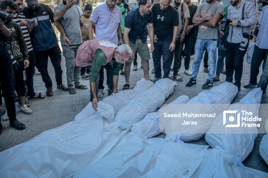 An Israeli airstrike targeted the Shan'a family's home in the Maghazi refugee camp.
