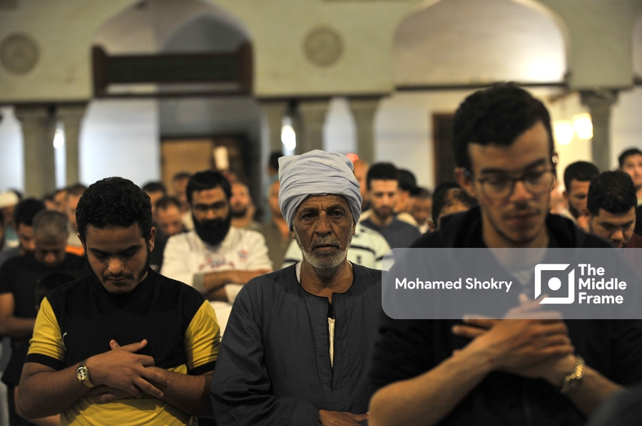 Tarawih prayer at Al-Azhar Mosque