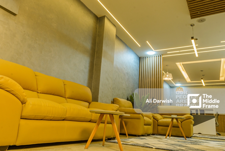 The lounge of a company in Egypt