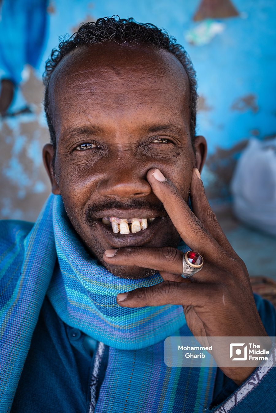 Portrait from Nubia in Egypt.