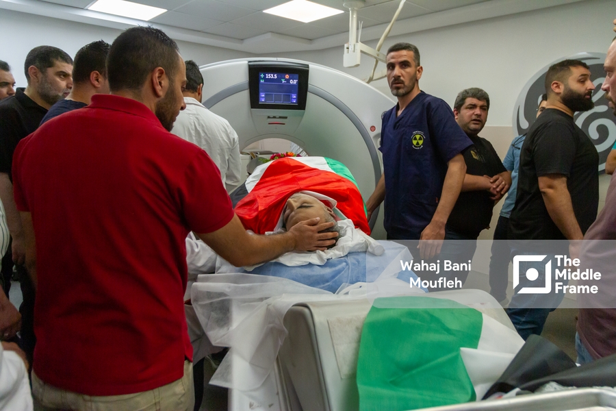 Martyrs funeral processions from Jenin refugee camp West Bank-Palestine ...