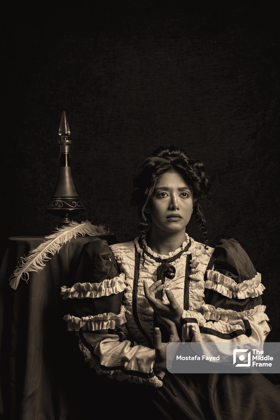 A woman posing for the camera