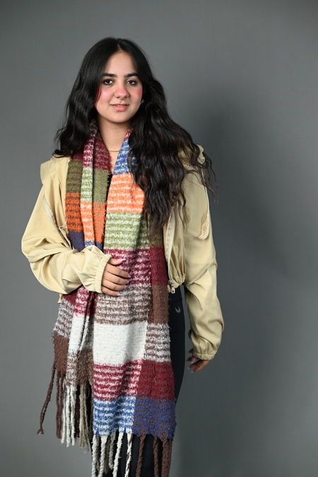 A woman posing for the camera