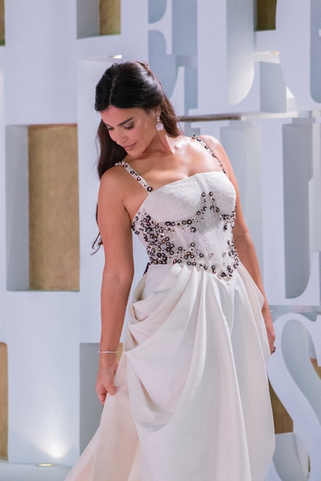 Actress Nourhan Mansour at the premiere of the film "Al Sada Al Afadel"