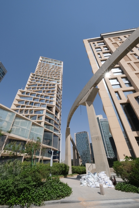 The King Abdullah Financial District (KAFD) in Riyadh, Saudi Arabia