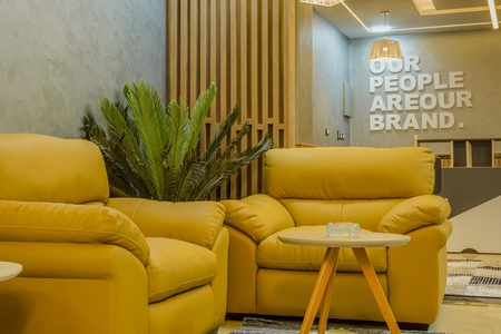 The lounge of a company in Egypt