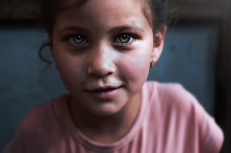 Portrait of an Egyptian girl.