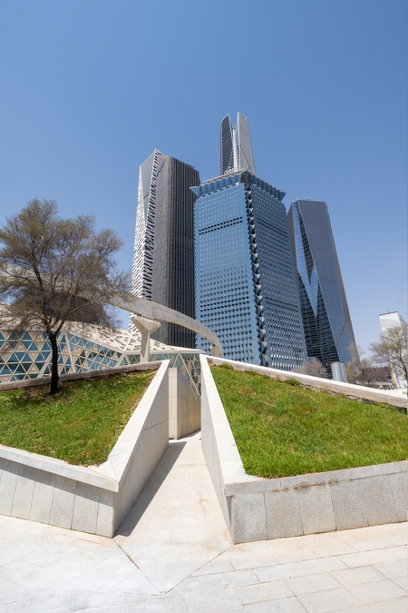 King Abdullah Financial District (KAFD) in Riyadh • The Middle Frame ...