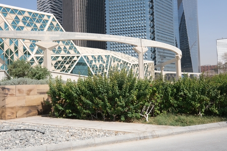 The King Abdullah Financial District (KAFD) in Riyadh, Saudi Arabia