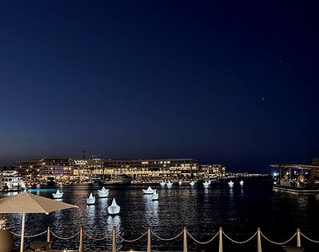 A beautiful view of the marina in the north coast