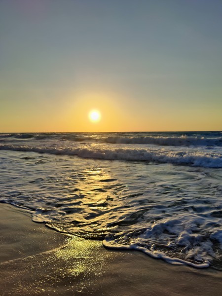 Sunset at the beach