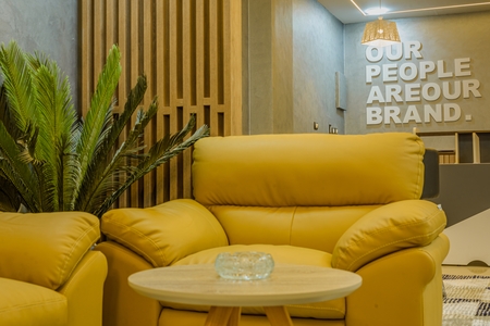 The lounge of a company in Egypt