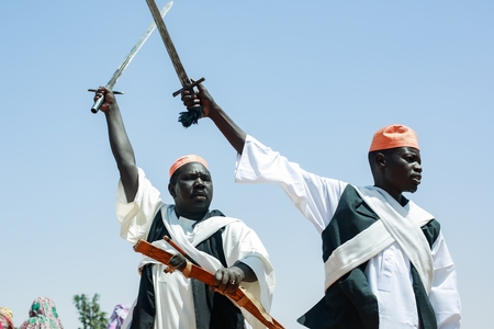 Portrait of Sudanese men.