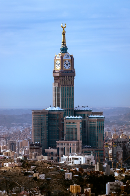 The Clock Towers Mecca-Saudi Arabia. • The Middle Frame • GenAI for ...
