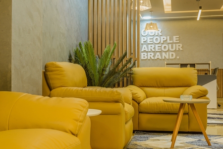 The lounge of a company in Egypt
