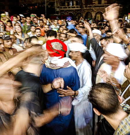 People celebrating the mawlid of Mursi Abu Al-Abbas
