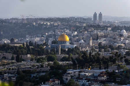 Skyline of the City of Jerusalem-Palestine.