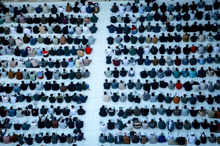 Iftar at Al-Azhar Mosque on the first day of Ramadan • The Middle Frame ...
