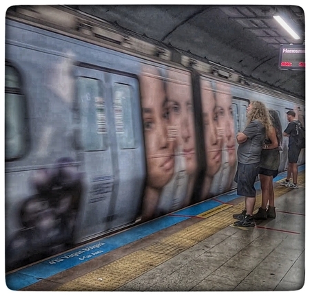 Subway train station in Turkey