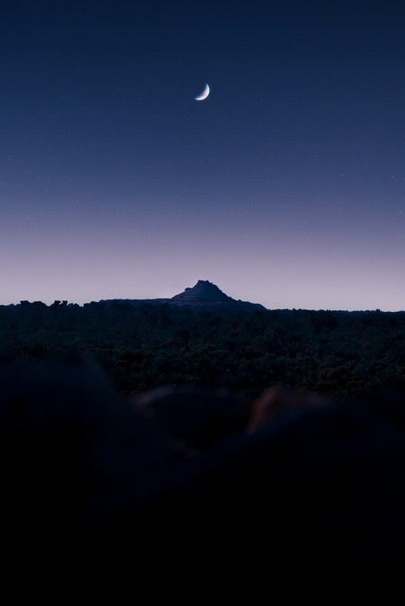 Crescent moon