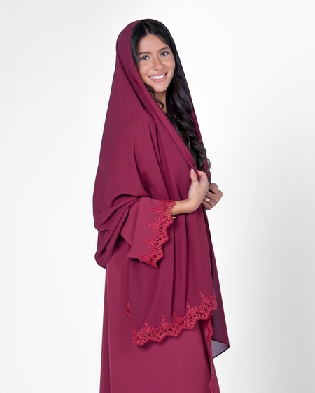 Abaya photoshoot in the studio